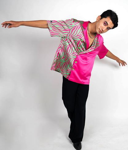 DANCING PINK ज़ेबरा Unisex Kimono